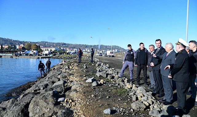 VALİ YILDIRIM, DENİZDE KAYBOLAN GENÇLERİN ARAMA ÇALIŞMALARINI İNCELEDİ