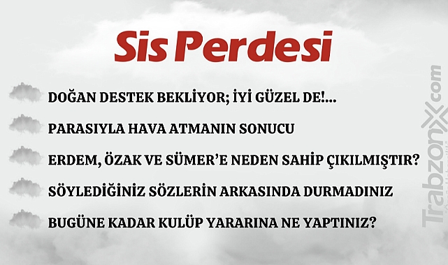 28.12.2023 SİS PERDESİ