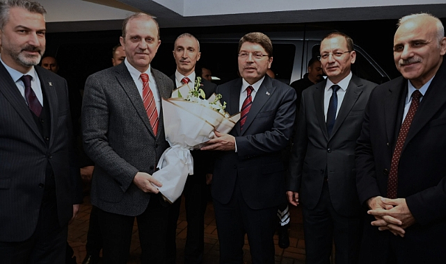 ADALET BAKANI YILMAZ TUNÇ, KTÜ’YÜ ZİYARET ETTİ