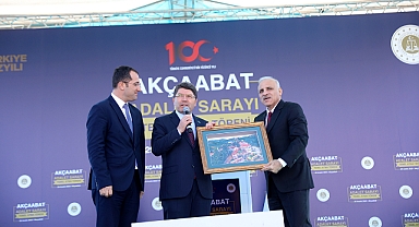 AKÇAABAT ADALET SARAYININ TEMELİ ATILDI