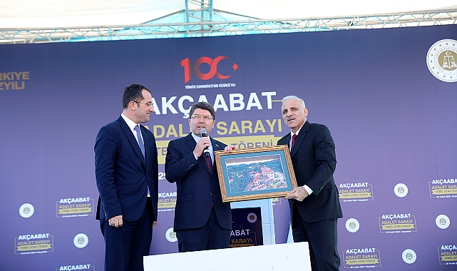 AKÇAABAT ADALET SARAYININ TEMELİ ATILDI