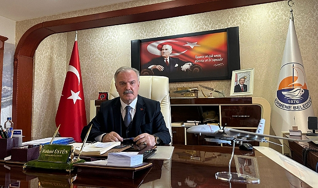 BAŞKAN ÜSTÜN”SÜRMENE HALKINA HİZMETE DEVAM ETMEK İÇİN ADAYIM”