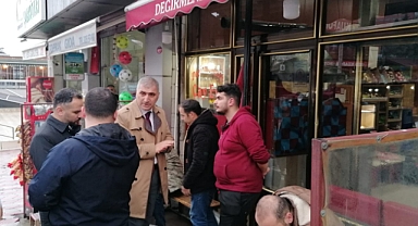 BATMAZ'DAN ESNAFA 'GEÇMİŞ OLSUN' ZİYARETİ