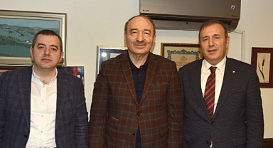 ÇELEBİ, FARUK ÖZAK'I ZİYARET ETTİ