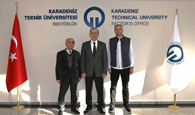 FIFA KOKARTLI KTÜ’LÜ, REKTÖR PROF. DR. HAMDULLAH ÇUVALCI’YI ZİYARET ETTİ