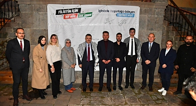 GENÇ, FİLİSTİNLİ ÖĞRENCİLERİN YÜREĞİNE DOKUNDU!