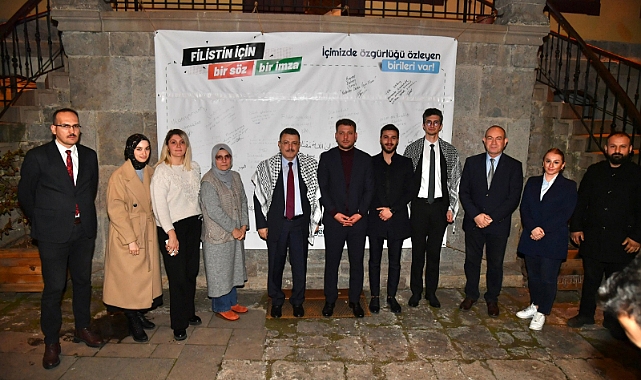 GENÇ, FİLİSTİNLİ ÖĞRENCİLERİN YÜREĞİNE DOKUNDU!