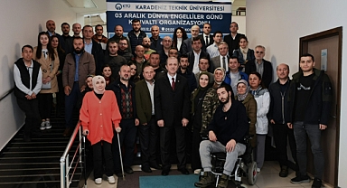 KTÜ’DE 3 ARALIK DÜNYA ENGELLİLER GÜNÜ’NE ÖZEL BULUŞMA