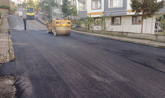 ORTAHİSAR BELEDİYESİ DEFORME OLAN YOLLARI YENİDEN ASFALTLIYOR!