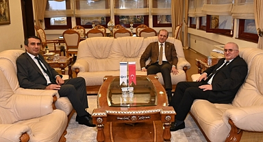 REKTÖR PROF. DR. HAMDULLAH ÇUVALCI’YA ÖNEMLİ ZİYARET