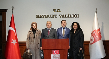 TRABZON VALİSİ YILDIRIM'DAN, BAYBURT VALİSİ'NE ZİYARET