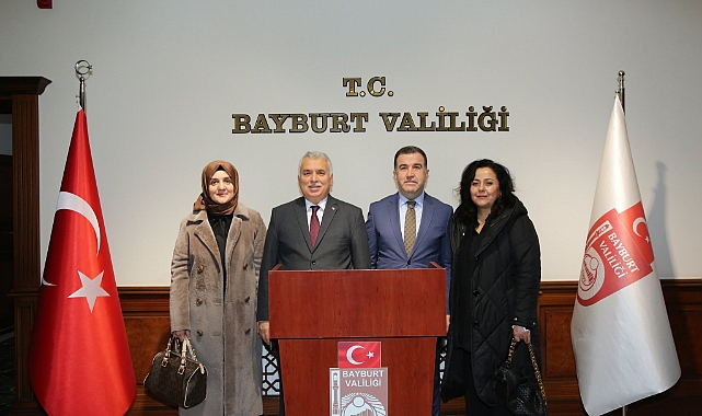 TRABZON VALİSİ YILDIRIM'DAN, BAYBURT VALİSİ'NE ZİYARET