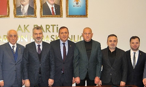 TTSO'DAN AK PARTİ TRABZON İL BAŞKANLIĞINA ZİYARET