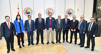 TTSO HEYETİ, HISARCIKLIOĞLU'NU ZİYARET ETTİ