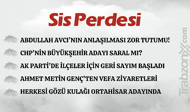 22.01.2023 SİS PERDESİ