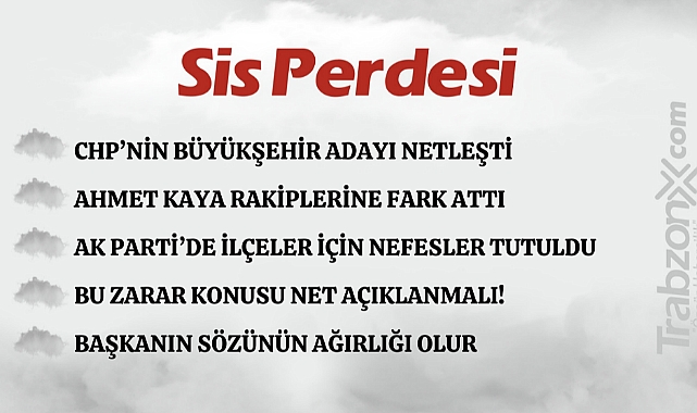 23.01.2024 SİS PERDESİ