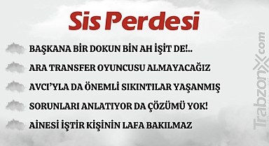 25.01.2024 SİS PERDESİ