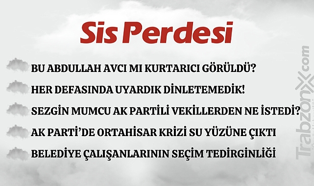 31.01.2023 SİS PERDESİ