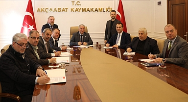 AKÇAABAT'TA ‘ADIM ADIM MESLEĞE’ PROTOKOLÜ İMZALANDI