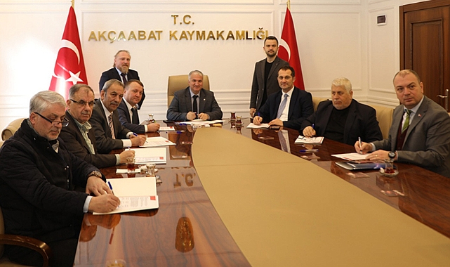 AKÇAABAT'TA ‘ADIM ADIM MESLEĞE’ PROTOKOLÜ İMZALANDI