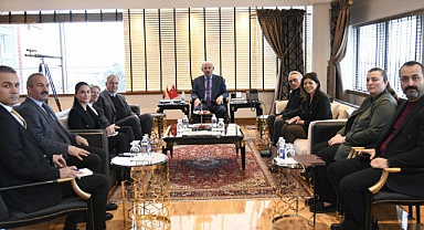 ALMAN BÜYÜKELÇİ BÜYÜKŞEHİR'İ ZİYARET ETTİ