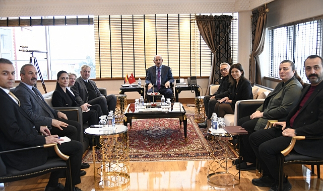 ALMAN BÜYÜKELÇİ BÜYÜKŞEHİR'İ ZİYARET ETTİ