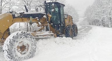 BÜYÜKŞEHİR KARLA MÜCADELEYE ARA VERMEDEN DEVAM EDİYOR