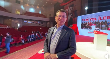 İMAMOĞLU^NUN ADAYLIĞI GÖRKEMLİ BİR TÖREN İLE AÇIKLANDI