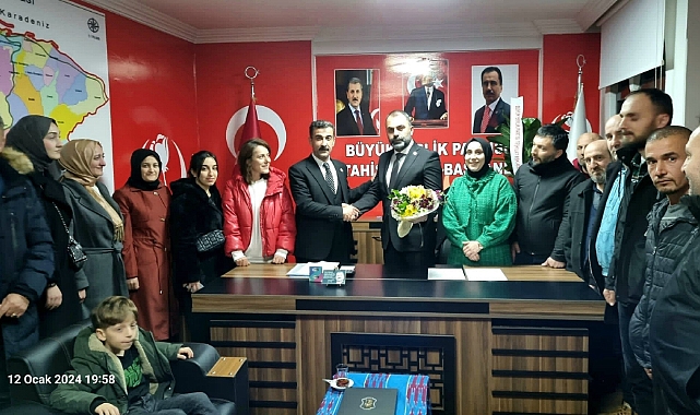 ORTAHİSAR BBP'TE NÖBET DEĞİŞİMİ