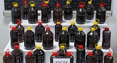 TRABZON'DA KAÇAK BAL OPERASYONU