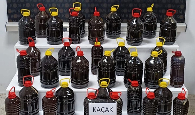 TRABZON'DA KAÇAK BAL OPERASYONU