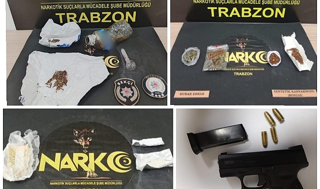 TRABZON'DA NARKOTİK OPERASYONU