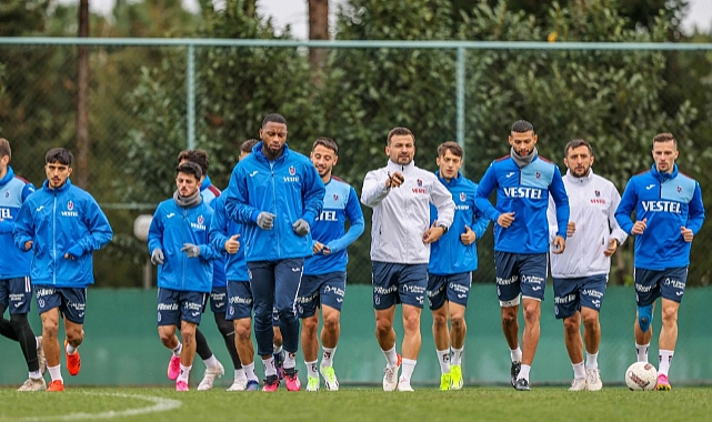 TRABZONSPOR'DA KASIMPAŞASPOR MAÇI HAZIRLIKLARI BAŞLADI