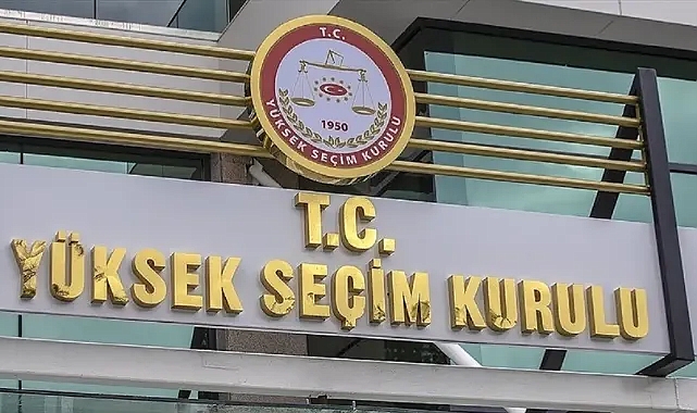 YSK İL VE İLÇE SEÇİM KURULLARINDA ÜYE BULUNDURABİLECEK PARTİLERİ BELİRLEDİ