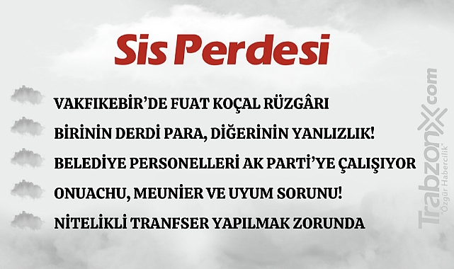 24.02.2023 SİS PERDESİ