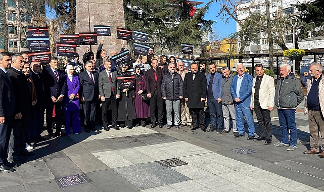 AK PARTİ TRABZON TEŞKİLATINDAN 28 ŞUBAT AÇIKLAMASI! 'İNSANLIK TARİHİNDE KARA LEKE'