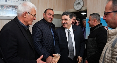  BAŞKAN GENÇ, TRABZON MUHTARLAR FEDERASYONUNU ZİYARET ETTİ