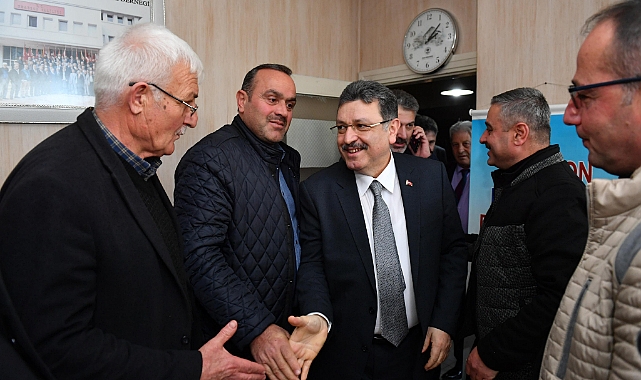 BAŞKAN GENÇ, TRABZON MUHTARLAR FEDERASYONUNU ZİYARET ETTİ