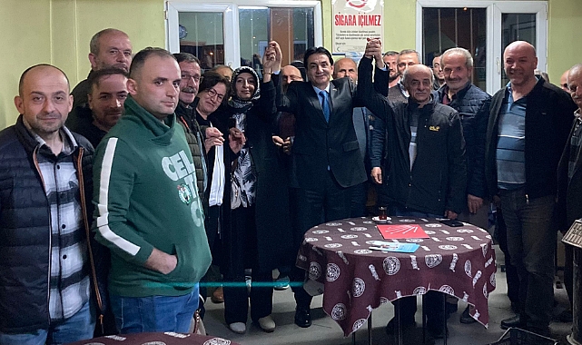 CHP MAÇKA BELEDİYE BAŞKAN ADAYI TURAN, ORMANÜSTÜ MAHALLESİ'NDE VATANDAŞLARLA BULUŞTU