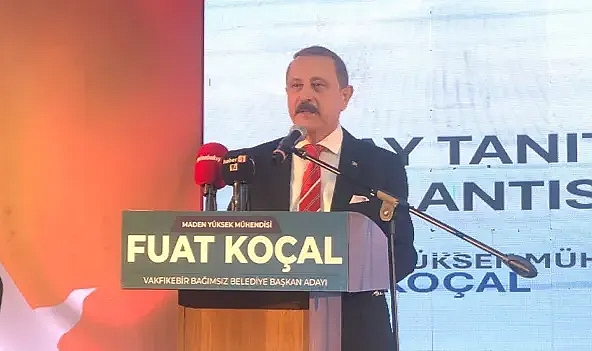 FUAT KOÇAL, VAKFIKEBİR BAĞIMSIZ BELEDİYE BAŞKAN ADAYLIĞINI AÇIKLADI