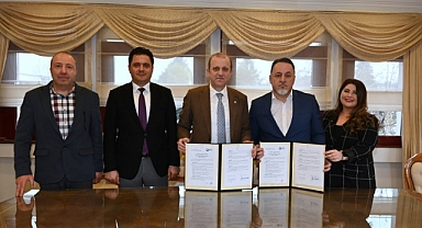 KTÜ’DE BİR İŞ BİRLİĞİNE DAHA İMZA ATILDI