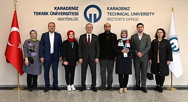 KTÜ REKTÖRÜ PROF. DR. ÇUVALCI, SAĞLIK-SEN YÖNETİMİNİ AĞIRLADI