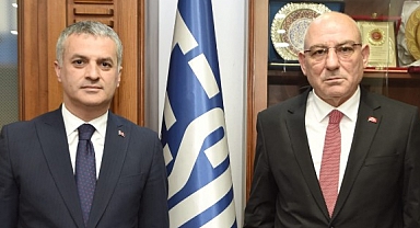 MUSTAFA BIYIK TESOB BAŞKANI KARA'YI ZİYARET ETTİ