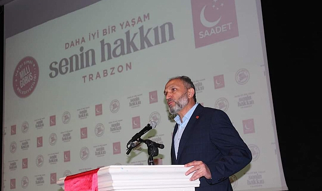 SAADET PARTİSİ ARAKLI BELEDİYE BAŞKAN ADAYI ŞAKİR ŞAHİNTAŞ'TAN BİRLİK VE BERABERLİK ÇAĞRISI