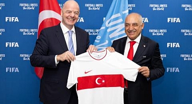 TFF BAŞKANI BÜYÜKEKŞİ'DEN FIFA BAŞKANI INFANTİNO'YA ZİYARET