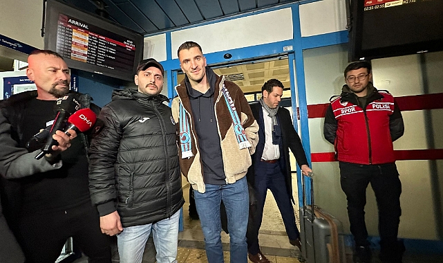 THOMAS MEUNİER TRABZON'A GELDİ