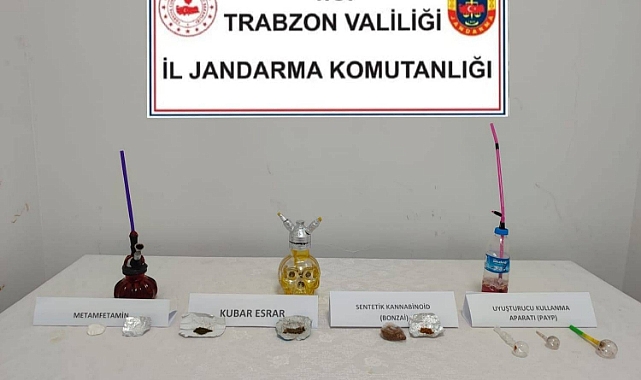 TRABZON’DA JANDARMA’DAN UYUŞTURUCU OPERASYONU! 1 KİŞİ YAKALANDI