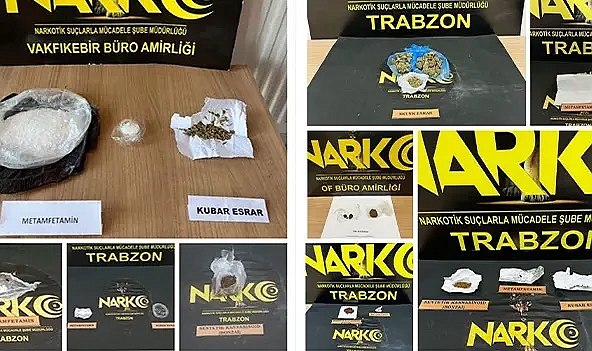 TRABZON'DA NARKTİK OPERASYONU