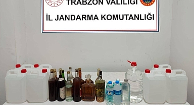 TRABZON'DA SAHTE İÇKİ OPERASYONU