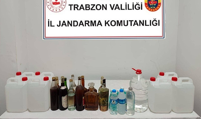 TRABZON'DA SAHTE İÇKİ OPERASYONU